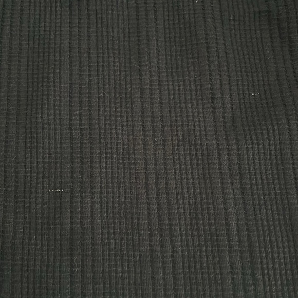 Distortion Men’s Ribbed Cotton T-Shirt Size Small Black Short Sleeve NWT - Picture 9 of 9